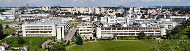 Panorama kampusu Uniwersytetu Jagiellońskiego
